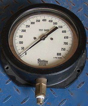 Robertshaw acragage 800PSI pressure test gage