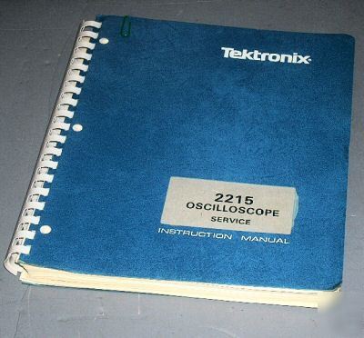 Tektronix 2215 operation & service manual