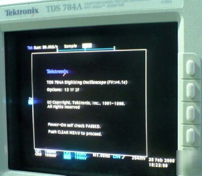 Tektronix TDS784A tds 784A 4CH digitizing oscilloscope