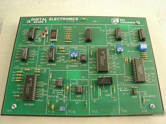 E&l instruments 325-1455 digital electronics board 5