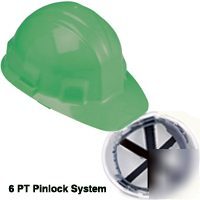 Hardhat dk green pinlock sntry 3000069