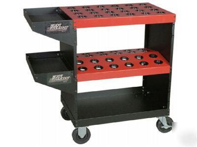 Huot cnc tool cart toolscoot holds 48 for 30 taper