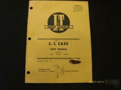 Ji case i&t manual 400 700B 800B