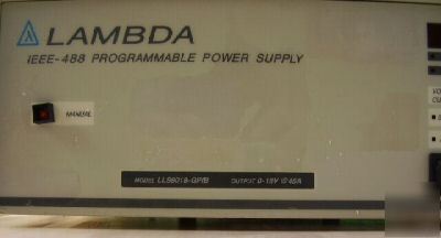 Lambda programmable digital power supply 0-18V 45A