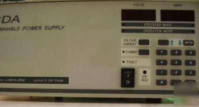 Lambda programmable digital power supply 0-18V 45A