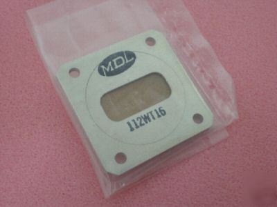 Mdl WR112 microwave waveguide pressure window