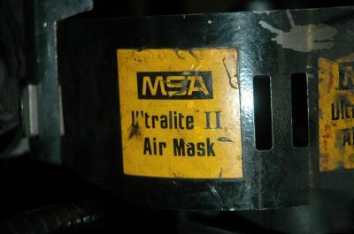 Msa compliant ultralite ii breathing apparatus w/ acces