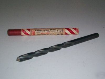 New union twist drill 29/64 chipbreaker str shk .4531 