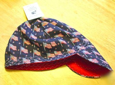 New usa flag american mini stars welding hat 7 1/8
