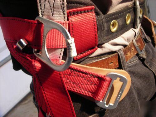 New usa made full body work climbing harness heavy duty