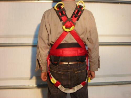 New usa made full body work climbing harness heavy duty