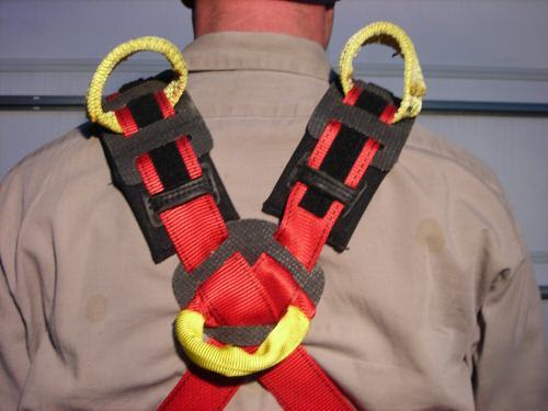 New usa made full body work climbing harness heavy duty
