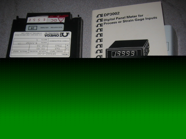 Omega digital panel meter strain/ process inputs DP3002