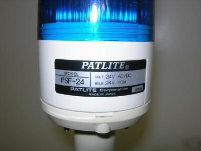 Patlite corp. blue safety light - 18
