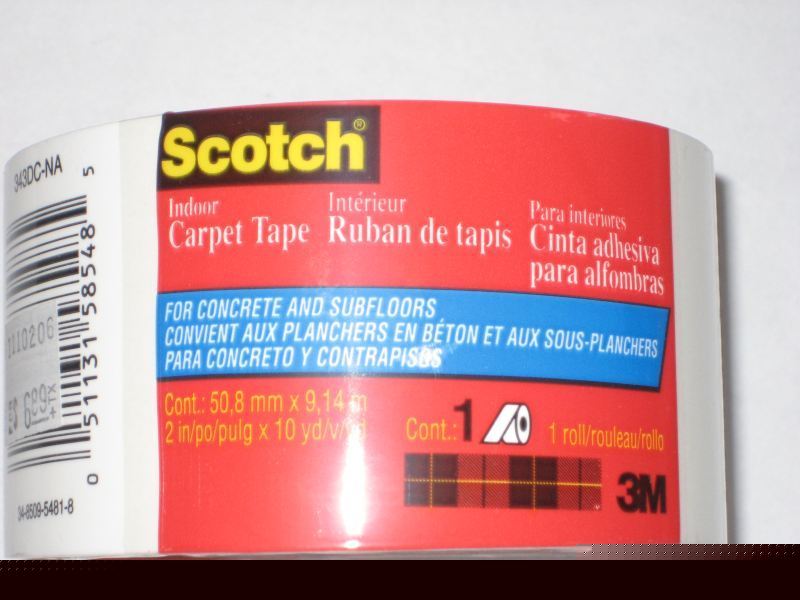 3M scotch indoor carpet tape-mco 343DC
