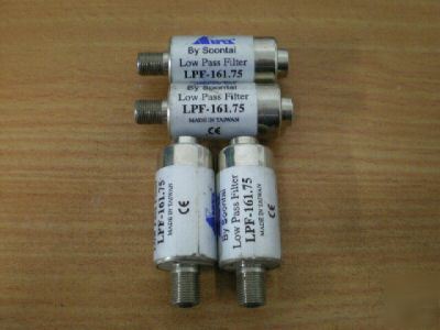 4X apex low pass filter 161.75MHZ coaxial 