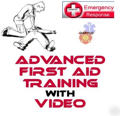 Advanced first aid training video on 2 dvd - fire medic