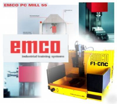 Emco cnc mill tool holder collet milling machine tools