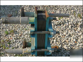 15.2 sq ft tranter plate heat exchanger, s/s, 130# -27
