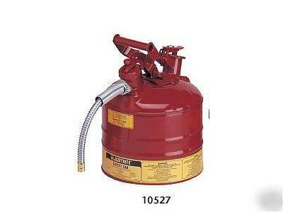 2 gallon justrite safety can type 2, gas can, container