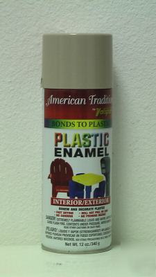 6 cans of american tradition plastic enamel - stone