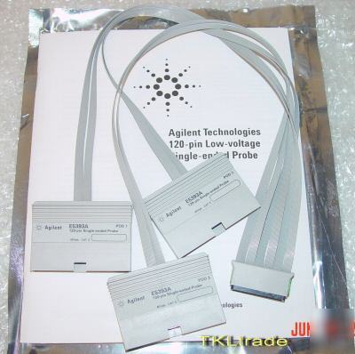 Agilent / hp E5393A logic analyzer probe samtec 
