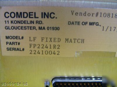 Comdel lf fixed match FP2241R2