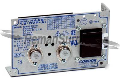 Condor HAA5-1.5/ovp-a+ power supply dual