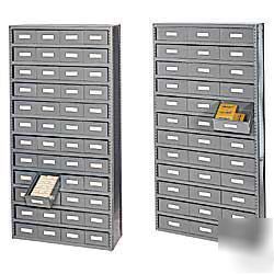 Edsal 48 drawer welded steel cabinet shelving