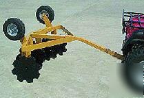 Fod-15 atv & compact tractor, 5' flip over disc harrow