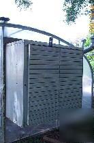 Greenhouse exhaust fan, all aluminum box w/shutter