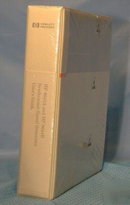 Hp hewlett packard 8643A & 8644B sig gen user's guide