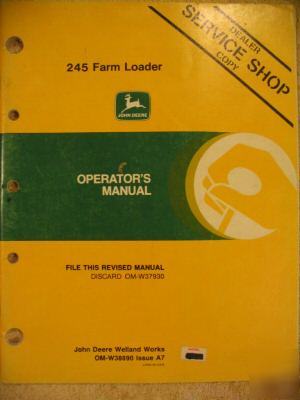 John deere 245 loader 2020 2030 2120 2130 2140 2350