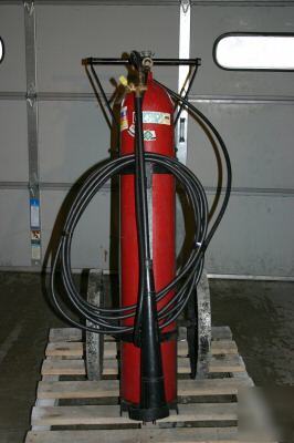 Kidde 50LB rolling wheeled CO2 fire extinguisher 