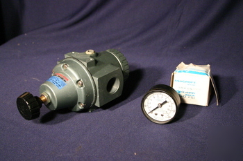 New smc air regulator AR620-06 620-06 ashcroft gauge 