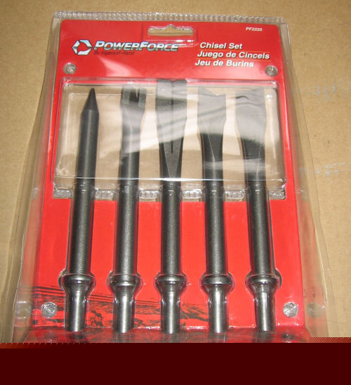 Pneumatic air hammer chisel set ingersoll rand PF2225