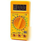 Portable digital multimeter current voltage circuit dmm