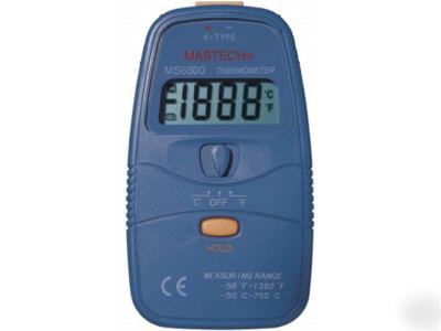 Pro digital thermometer,upto 1,382 f,c/f selectable, 