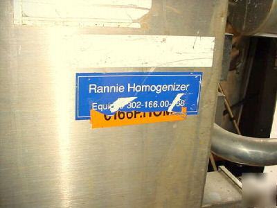 Rannie apv crepaco homogenizer - max 8700 psi, 28.5 gph