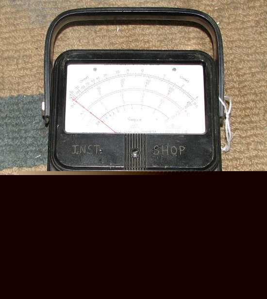 Simpson model 260 series 6 volt ohm multimeter