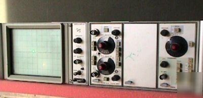Tektronix 5110 oscilloscope mainframe w/ 5A18N & 5B10N