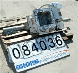 Used: rotolock rotary valve, model 20RVSSSS1B000A, 316