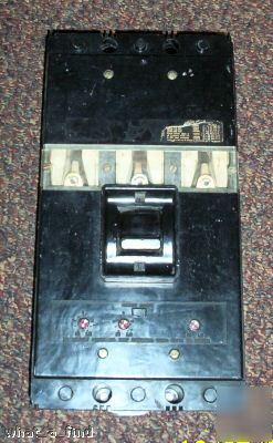 Westinghouse circuit breaker 500 amp 3 p mag. trip