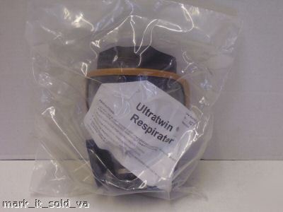  msa ultratwin full facepiece respirator sz s