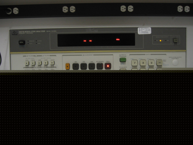 Hp 8901B modulation analyzer / opt 001 and 003 
