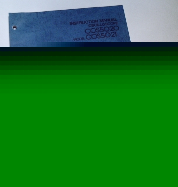 Kikusui COS5020/COS5021 original instruction manual cos