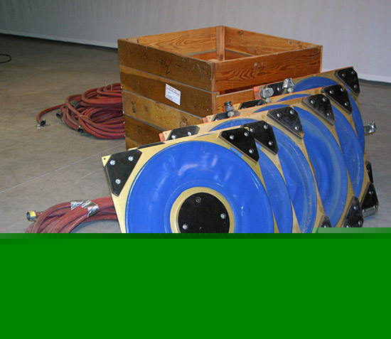 4 aero-caster load modules, 2 replacements + 7 hoses