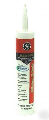 7 tubes of max 5000 siliconized acrylic caulk - white