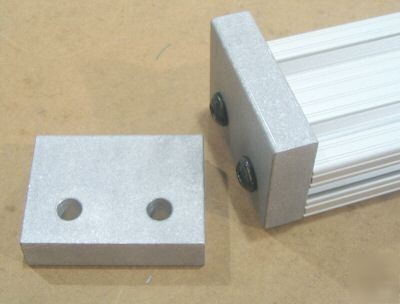 8020 aluminum custom plate 2 x .5 x 1.5 tf (8 pcs)