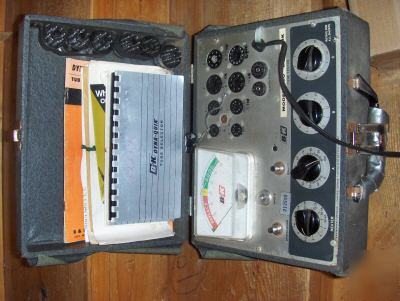B&k model 600 dyna-quik tube tester vgc with manuals
